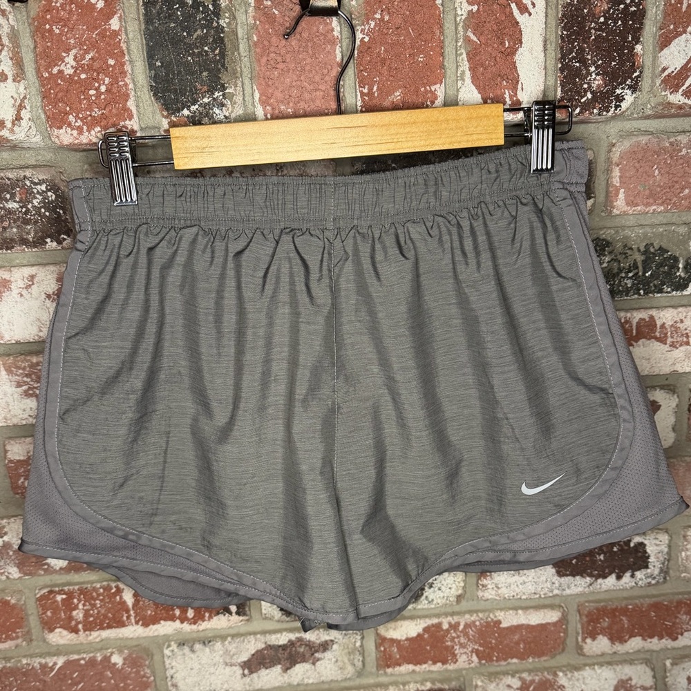 Nike Women's Dri Fit Dry Tempo Charcoal Athletic Shorts